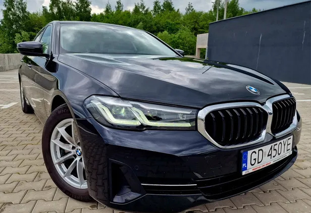 śląskie BMW Seria 5 cena 159900 przebieg: 29000, rok produkcji 2021 z Gdańsk